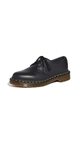 Dr. Martens 1461 Vegan - Zapatos de cordones para hombre, Negro, 37