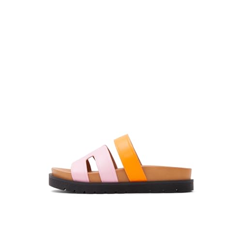 Call It Spring Sandalias planas Casablancaa para mujer, Anaranjado encendido, 38.5 EU