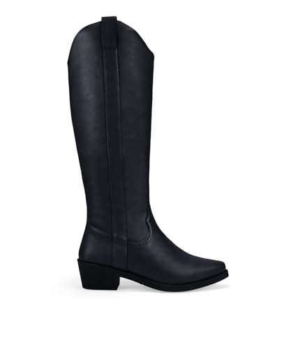 BOSANOVA Botas Camperas de caña Alta para Mujer con Doble Tirador y Suela con Acabado en Punta y...
