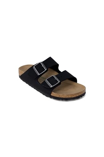 Birkenstock 1019057 Arizona earthy black veg, Birkibuc Hombre Black EU 36