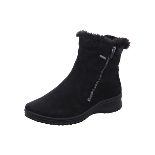ara München 1248501, Botas de Nieve Mujer, Schwarz, 35 EU Ancho