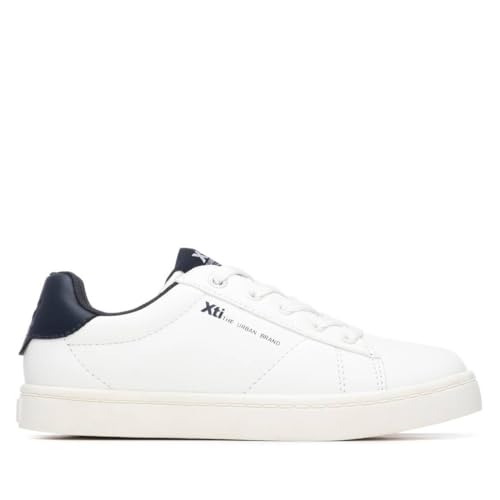 XTI - Zapatilla Niño Blanco - Calzado Cómodo y Versátil - Moda Casual - Modelo 15302502 (Talla...