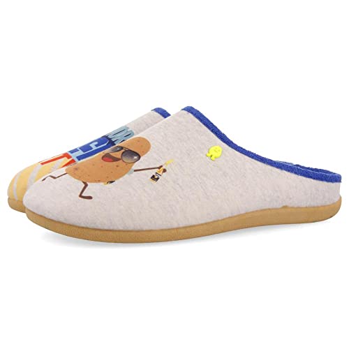 Hot Potatoes Marlton, Pantuflas Hombre, Gris, 45 EU