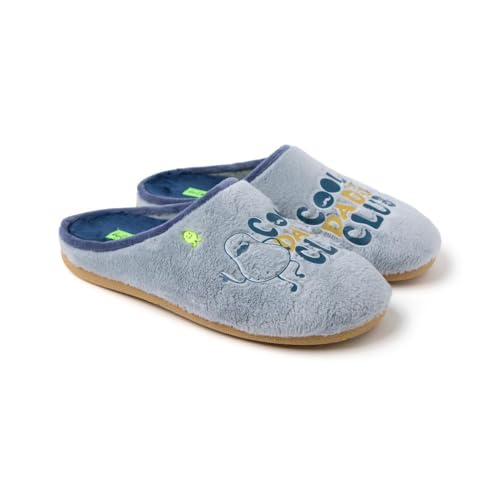 HOT POTATOES PERLEY, Pantuflas Hombre, Gris, 43 EU
