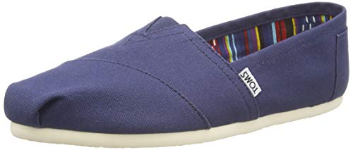 TOMS ALPARGATA CORE, Mocasines Planos Hombre, Azul (Azul Marino), 40.5 EU