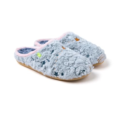 HOT POTATOES Molitor, Pantuflas Mujer, Azul, 38 EU