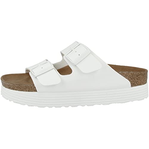 Birkenstock 1018581 Arizona grooved white veg, Birko Flor Hombre White EU 42