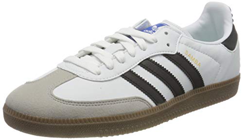 adidas Samba Vegan, Sneaker Hombre, Footwear White/Core Black/Gum, 40 EU