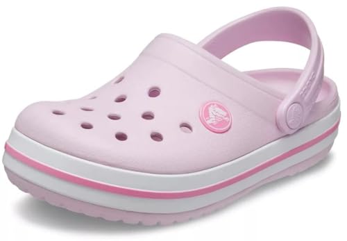 Crocs Crocband Clog K, Zuecos Unisex niños, Rosa Ballerina Pink, 37/38 EU