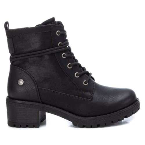 REFRESH - Botín Mujer Negro - Calzado Cómodo y Versátil - Moda casual - Modelo 17014501 (Talla...