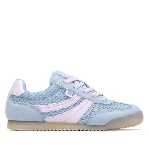 XTI - Zapatilla Niña Celeste - Calzado Cómodo y Versátil - Moda Casual - Modelo 15312901 (Talla...