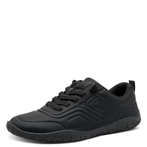 Jana Zapatillas Veganas Laced para Mujer, Color Negro, Talla 40 EU, Negro, 40 EU