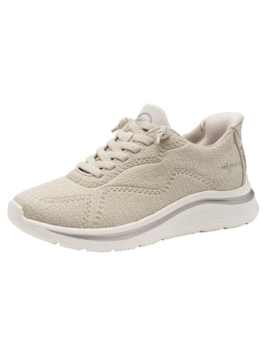 Tamaris Comfort Low Cool Insole + Veg - Zapatillas Deportivas para Mujer, Color Beige, Talla 38 EU,...