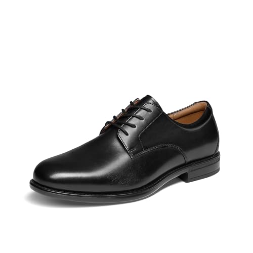 Bruno Marc Zapatos Hombre Cuero Cordones Clásico Oxford con Plantilla Acolchada Zapatos Formales...