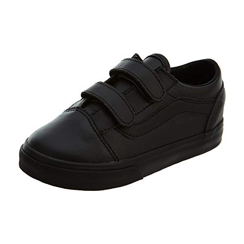 Vans Boy Old Skool V Niño Rip Cinta De La Escuela Zapatos 26 EU Black Mono