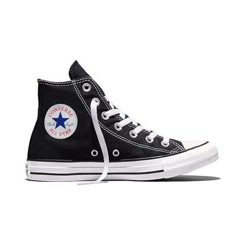 Converse All Star Hi Canvas Zapatillas Negras-UK 7