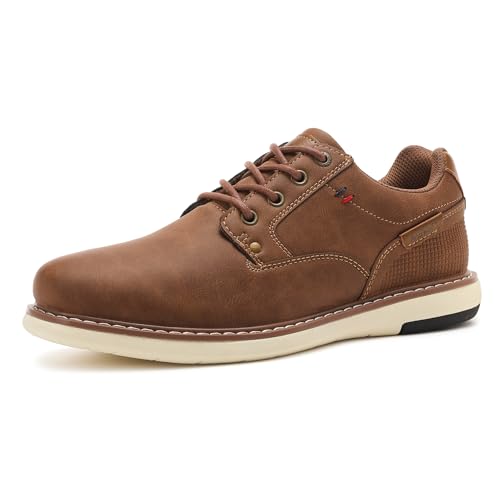 ANALEAF Hombres Oxfords Formal Traje Zapatos con Clásico Moderno Cordones Zapatillas