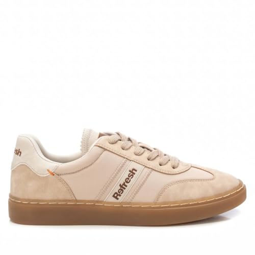 REFRESH - Zapatilla Mujer Beige - Calzado Cómodo y Versátil - Moda Casual - Modelo 17243301 (Talla...