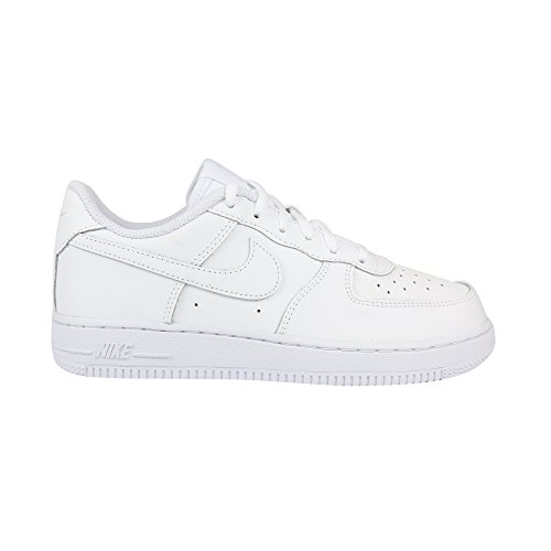 Nike 314193 Niños Zapatos de Baloncesto, Blanco (White/White/White 117), 34 EU