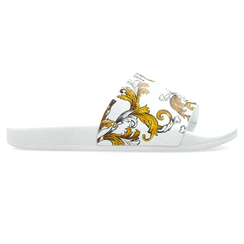 VERSACE JEANS COUTURE Sandalia 78VA3SQ3 ZS365 Color Blanco G03, G03 - Blanco, 41 EU