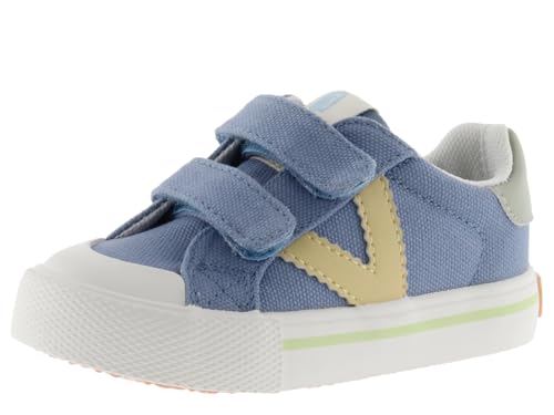 victoria Zapatillas Unisex Tribu Lona & Tiras Adherentes 1065189 para Niños Jeans 29