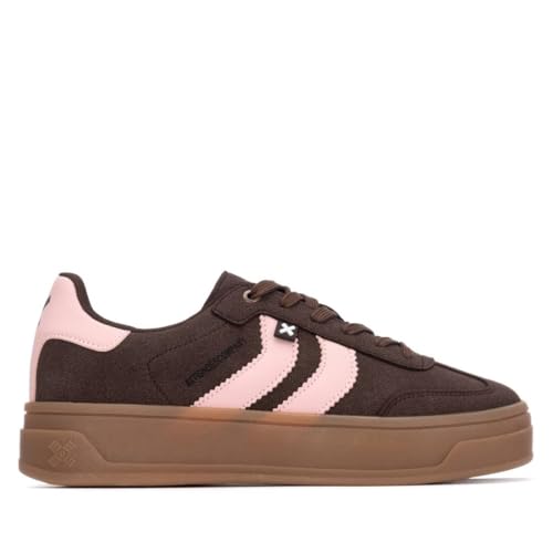 XTI - Zapatilla Mujer Marron - Calzado Cómodo y Versátil - Moda Casual - Modelo 14458604 (Talla...