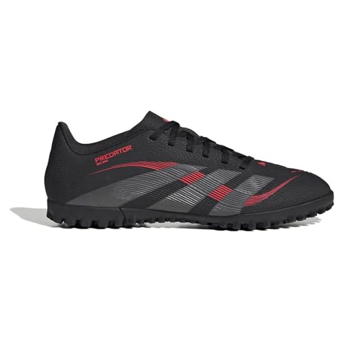 adidas Predator Club Turf Football Boots, Botas de fútbol Unisex Adulto, Core Black/Grey Four/Lucid...