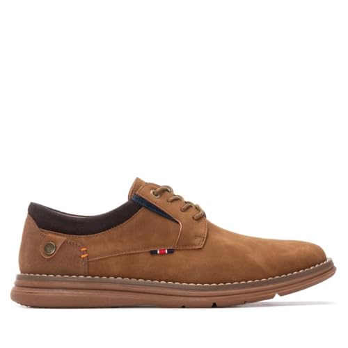 REFRESH - Zapato Hombre Camel - Calzado Cómodo y Versátil - Moda Casual - Modelo 17287301 (Talla...