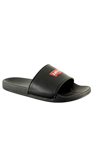 Levi's June Batwing 228998-740-59, Mens slides, black, 44 EU