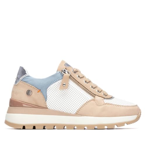 REFRESH - Zapatilla Mujer Beige - Calzado Cómodo y Versátil - Moda Casual - Modelo 17512603 (Talla...