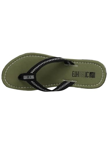 Ethletic Separadores de Dedos, Zapatillas Unisex Adulto, Camping Green Funky Black, 46 EU