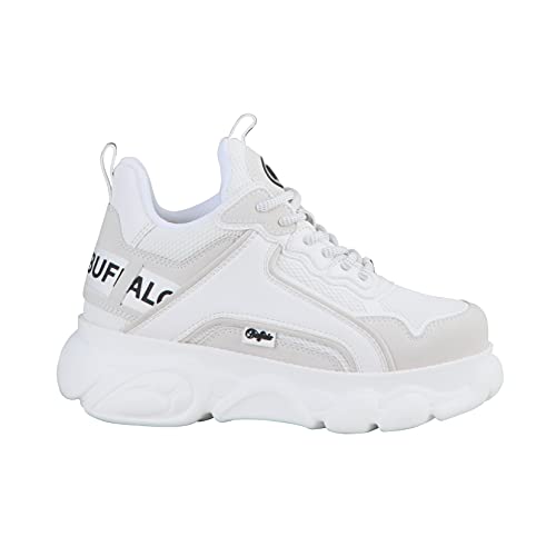 Buffalo Zapatillas Altas Corin para Mujer, Blanco, 40 EU