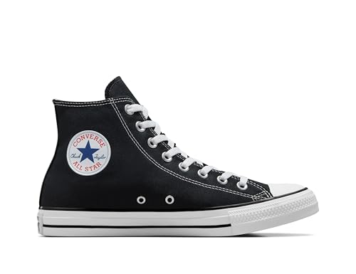Converse All Star Hi Canvas Zapatillas Negras-UK 3