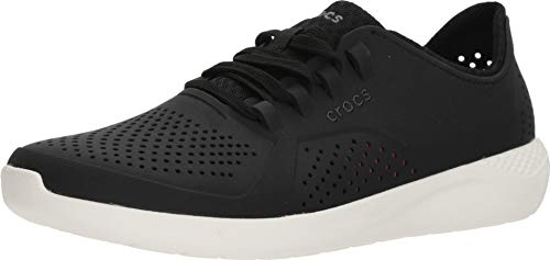 Crocs LiteRide Pacer M Zapatillas, Hombre, Negro (Black/White 066b), 36.5 EU (3 UK)