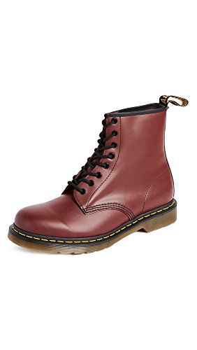 Dr. Martens 1460, Botas Unisex, Rojo (Cherry Red Smooth), 39 EU