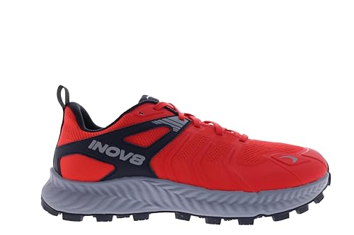 INOV8 Tenis Trailtalon para hombre, Rojo/Negro, 44 EU
