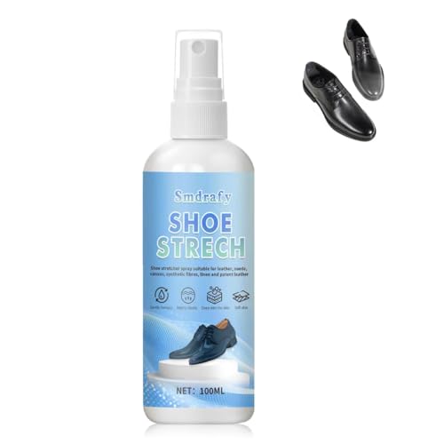100ml Spray Dilatador Zapatos, Espray de Estiramiento, Suavizante de Zapatos de Cuero, Suaviza y...