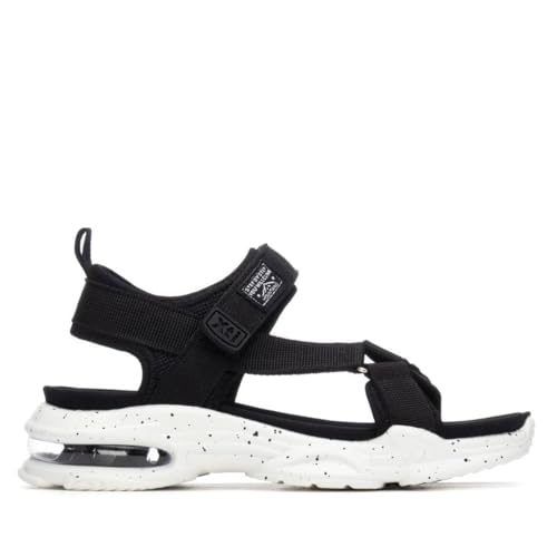 XTI - Sandalia Niña Negro - Calzado Cómodo y Versátil - Moda casual - Modelo 15310905 (Talla 34)