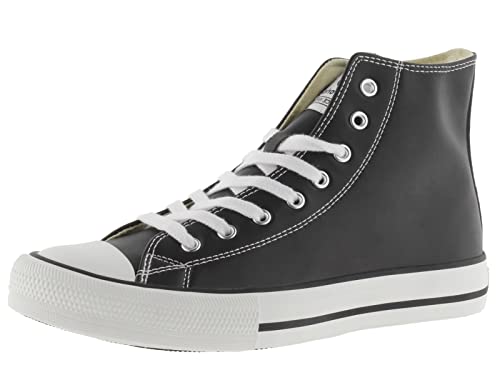 victoria Botín Tribu Efecto Piel & Cordones Blancos 1065175 para Mujer Negro 41