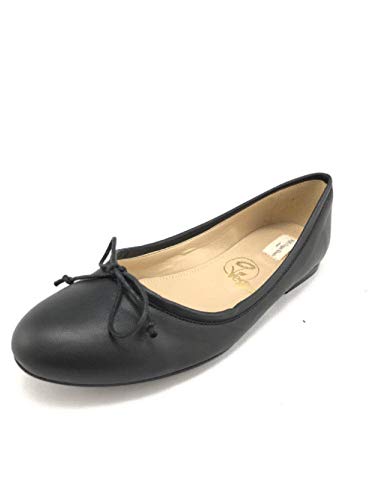 Will's Vegan zapatos para mujer bailarina pisos negro, color Negro, talla 39 EU
