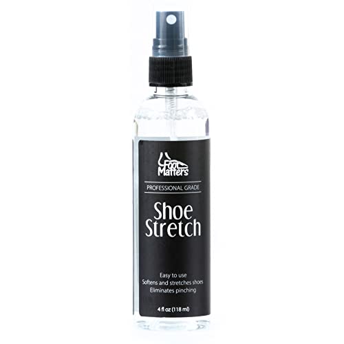 FOOTMATTERS Espray elástico para zapatos, estirador profesional de zapatos, suavizante para cuero,...