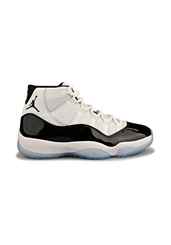 Jordan Air 11 Retro, Zapatillas de Deporte Hombre, Multicolor (White/Black/Concord 100), 45 EU
