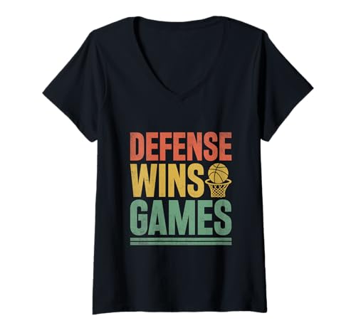Mujer Defensa gana juegos tiros Jugador de la cancha Camiseta Cuello V