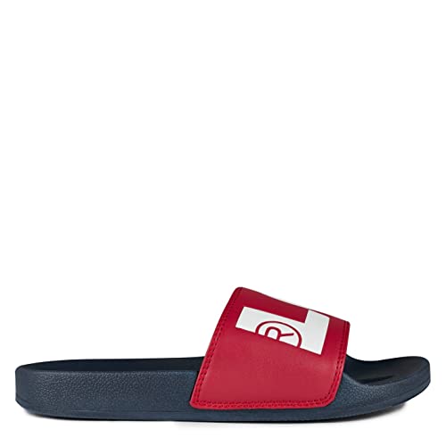 Levi's June L, Chanclas Hombre, Rojo (Regular Red), 40 Eu
