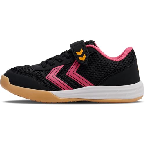 Hummel Zapatilla de interior con cierre de velcro Multiplay Flex para balonmano infantil Talla, 38...