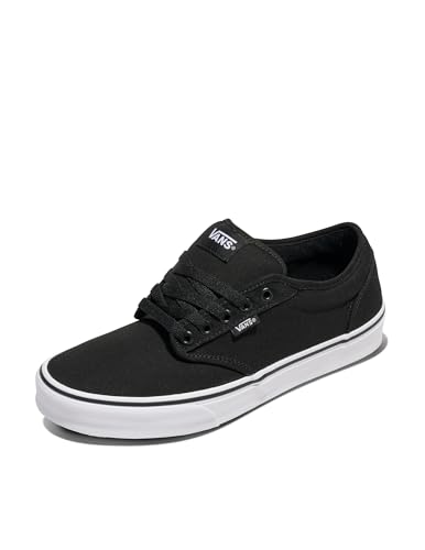 Vans Atwood, Sneaker Hombre, Canvas Black White, 43 EU