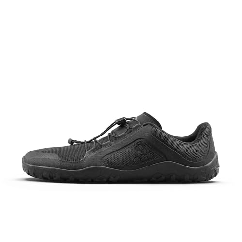 Vivobarefoot Hombre Primus Trail FG 3.5 Textile Synthetic Obsidian Entrenadores 43 EU