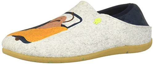 HOT POTATOES KAUNS, Pantuflas Hombre, Gris, 42 EU