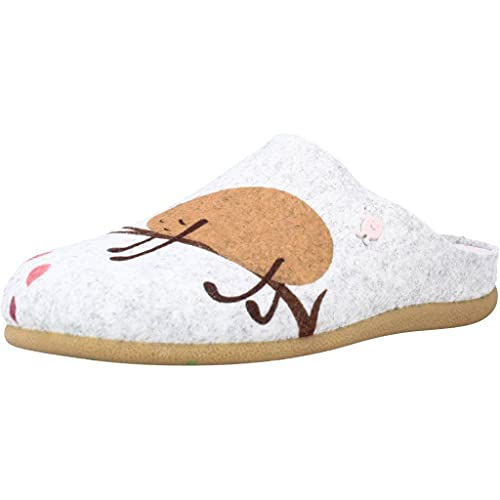 HOT POTATOES Musau, Pantuflas Mujer, Gris, 39 EU