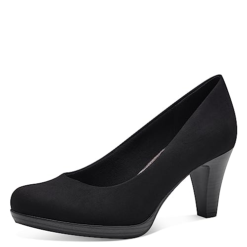 Marco Tozzi Zapatos de tacón para Mujer Veganos Elegantes, Negro, 38 EU